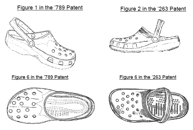 crocs design patent